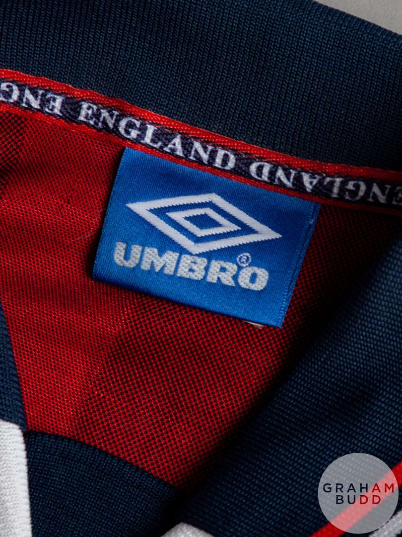 Michael Owen red No.20 England short sleeved 1998 shirt. - Image 4 of 5