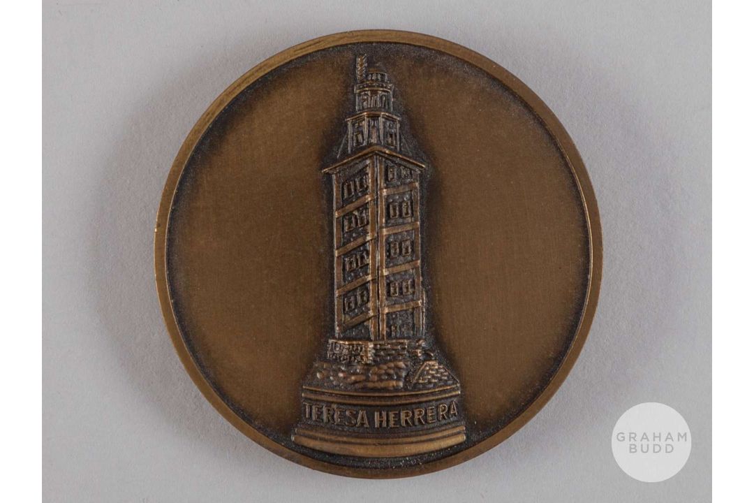 Brian McClair bronze Teresa Herrera Trophy medal, 1984. - Image 2 of 4