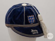 John Aston (Sr) blue England v. Italy International cap, 1949-50