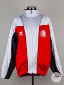 Viv Anderson red, white and black Middlesbrough 1997 Coca-Cola Cup Final tracksuit top