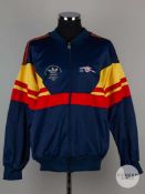 Viv Anderson blue, yellow and red Arsenal 1987 Littlewoods Cup Final tracksuit top