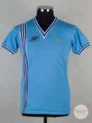 Viv Anderson sky blue No.9 short-sleeved shirt, Admiral