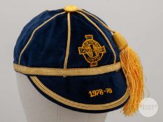David McCreery dark blue Northern Ireland International Cap, 1978-79