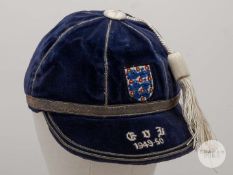 John Aston (Sr) blue England v. Northern Ireland International cap, 1949-50