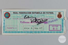 Viv Anderson a Nottingham Forest v. Hamburg European Cup Final ticket, 28th May 1980