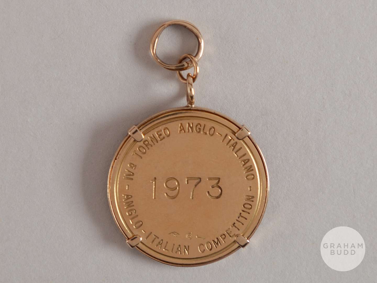 Tommy Gibb Continental gold Newcastle United v. Fiorentina Anglo-Italian Cup Final medal, 1973. - Image 2 of 4