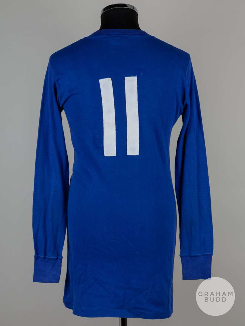 Blue No.11 Chelsea match worn long-sleeved shirt, 1967-68 - Image 2 of 5
