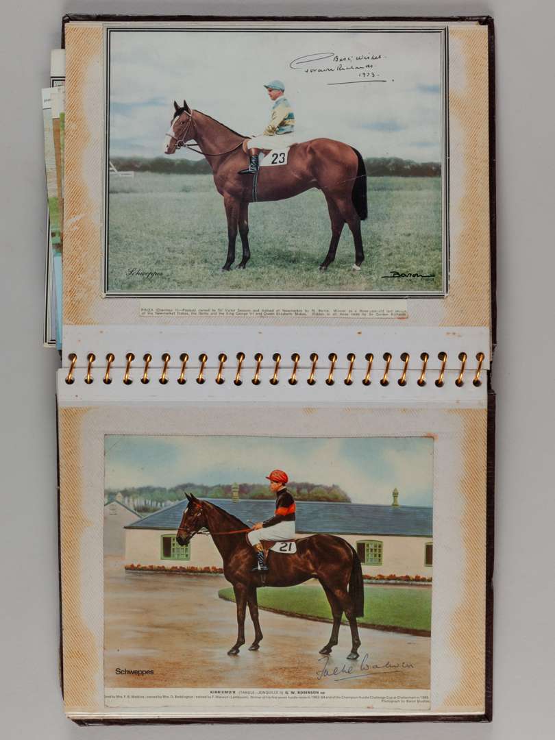 Horse racing autographs from the Ray Goddard Collection. - Image 2 of 3