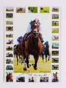 Sir Henry Cecil signed photograph of Frankel by Steven Cargill.