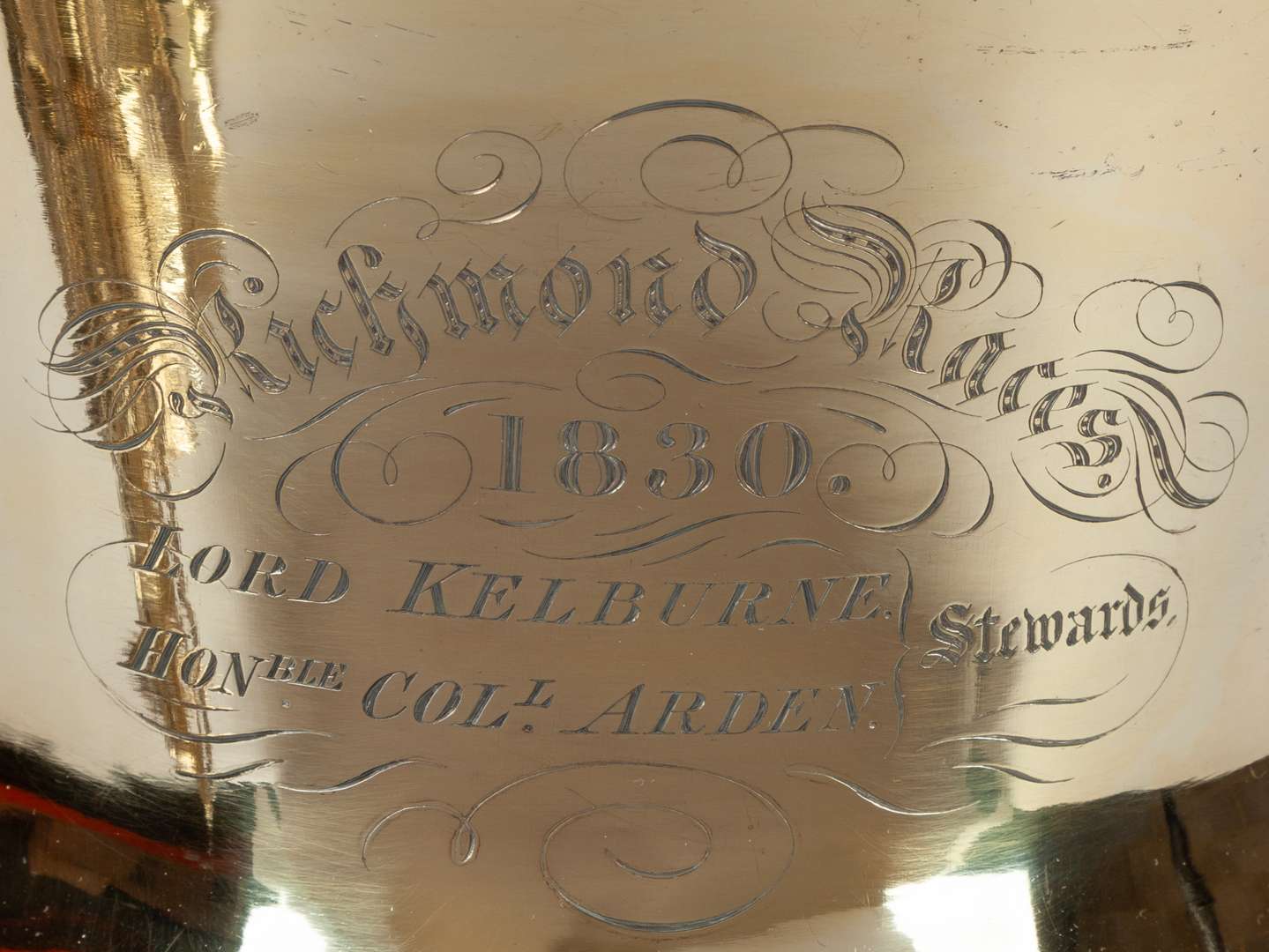 The trophy for the 1830 Richmond Cup won by Lord Milton’s racehorse Medoro. - Image 10 of 13