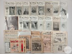 Racing Illustrated magazine (published weekly) including No.1 published 2nd July 1895.