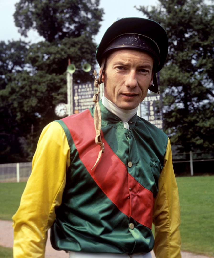 Lester Piggott signed and worn Charles W. Engelhard Jr. racing silks, 1960s. - Image 7 of 7