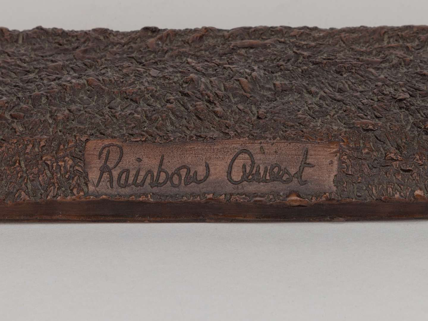 A bronze by Gill Parker of the racehorse Rainbow Quest with jockey Pat Eddery up. - Image 8 of 8