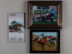 Two signed Grand National photographs.