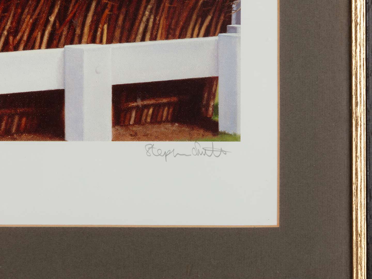 Limited edition print by Stephen Smith of One Man in the 1998 Queen Mother Champion Chase. - Image 2 of 3