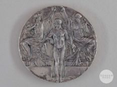 1912 Stockholm Olympic Silver Medal.