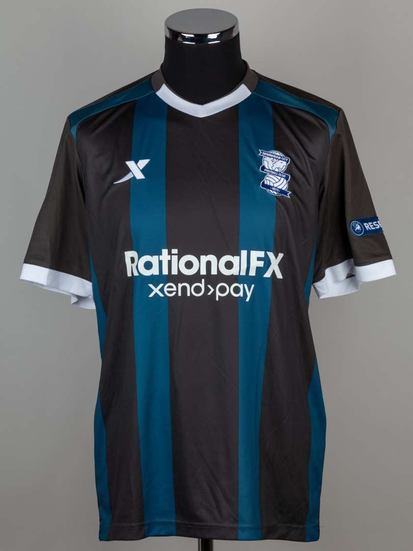 Laim Ridgewell No.6 Birmingham City away short-sleeved shirt, 2011-12