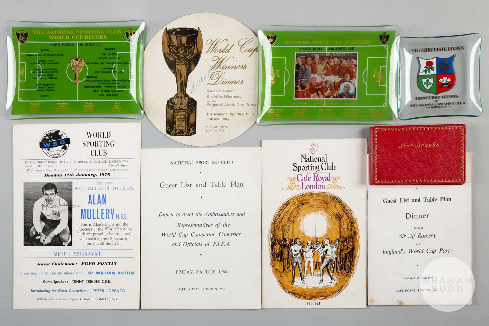 An autograph book containing numerous players