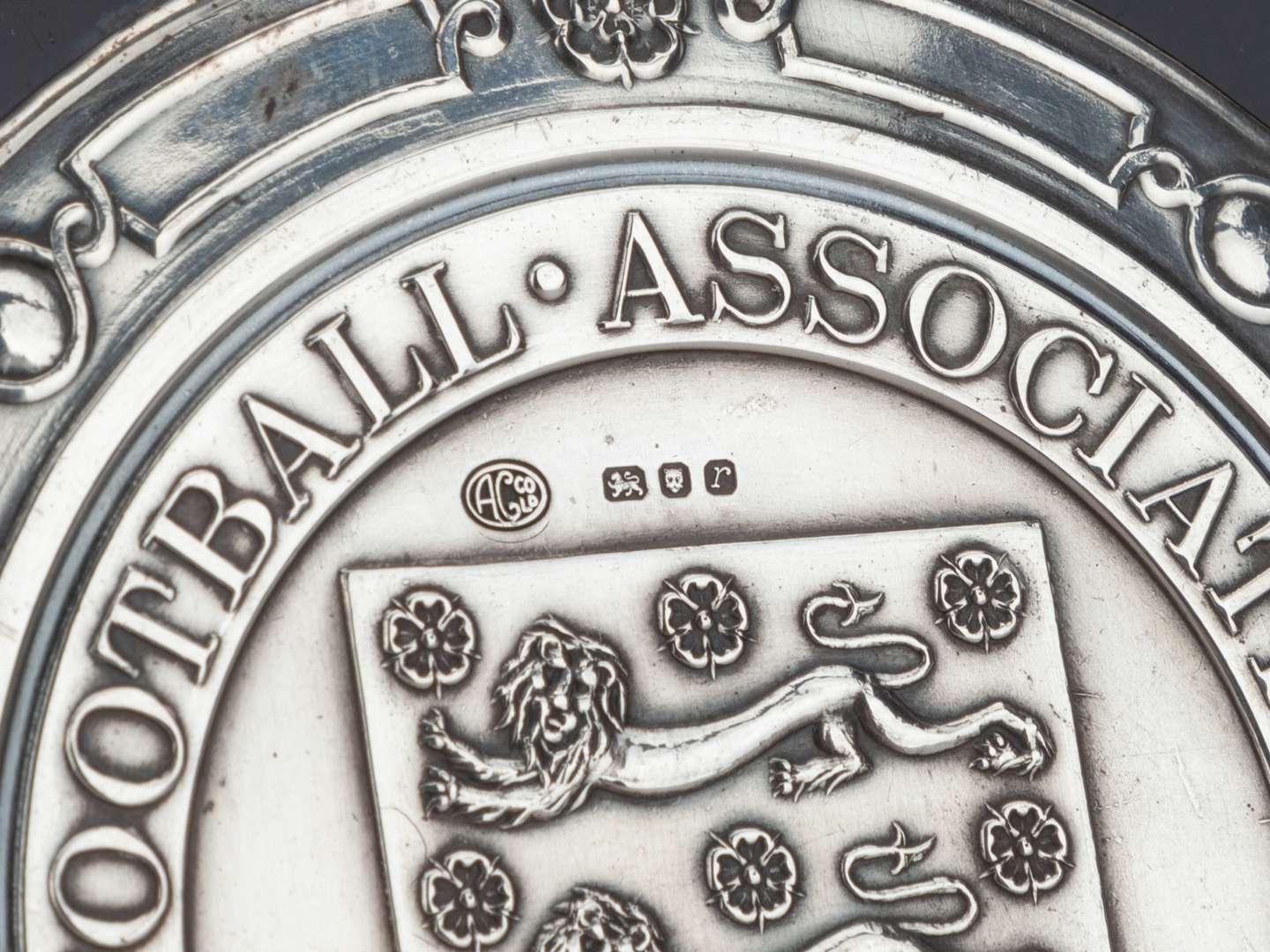 Silver-mounted and black bakelite Charity Shield plaque, 1972 - Image 2 of 2
