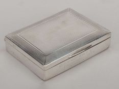 A silver Chertsey Golf Club cigarette case.