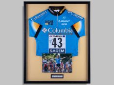Mark Cavendish replica Colombia shirt from his first stage win at the Tour de France.