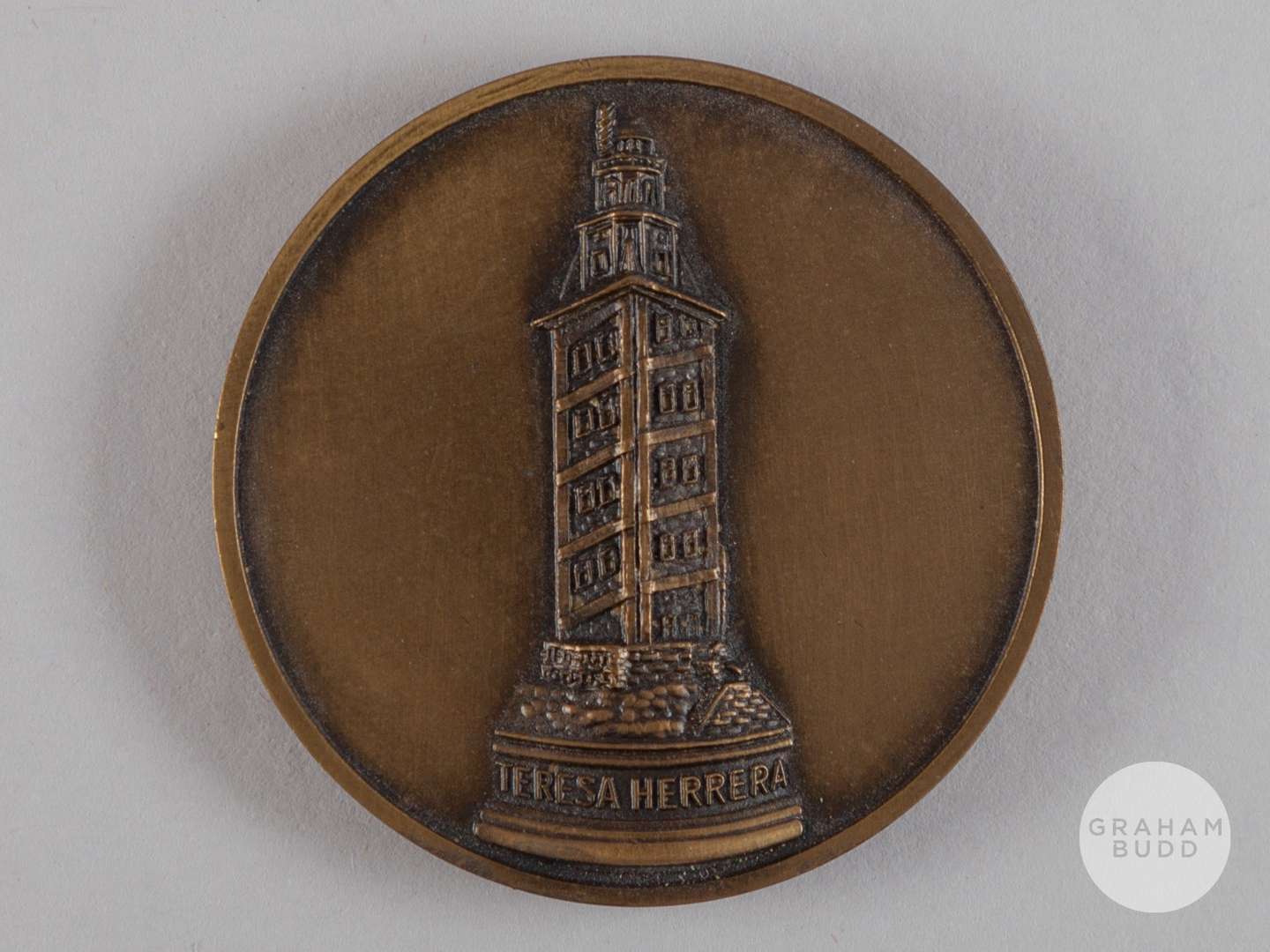 Brian McClair bronze Teresa Herrera Trophy medal, 1984. - Image 2 of 4