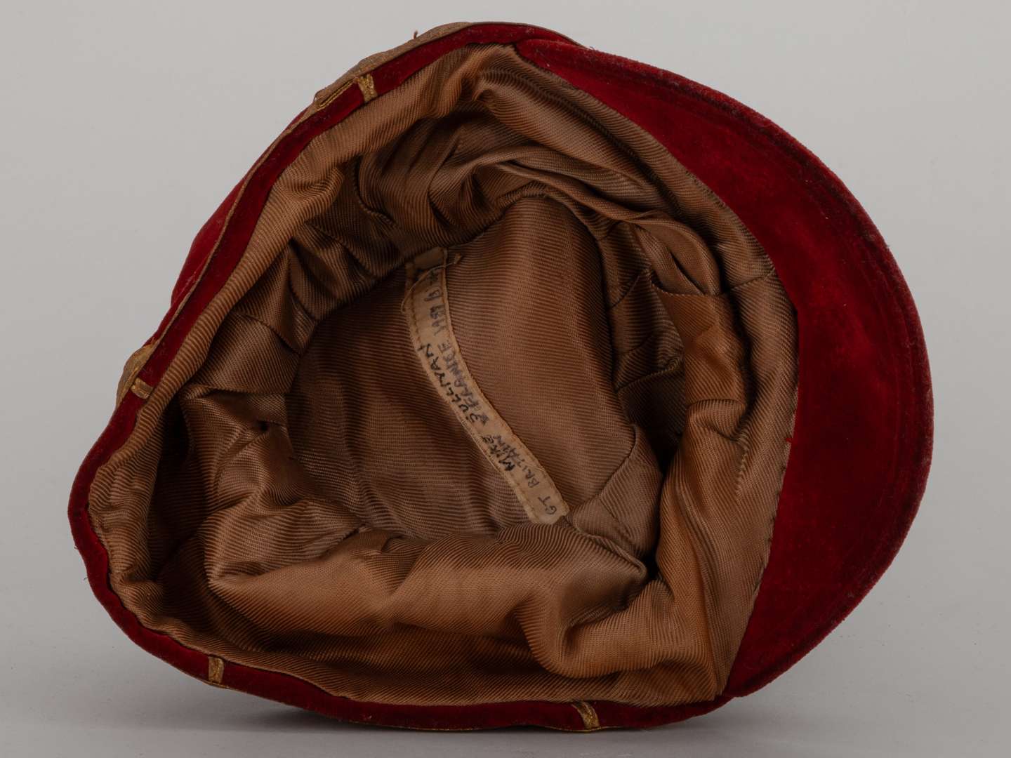 Mike Sullivan red Great Britain v. France Rugby League cap, 1957 - Image 4 of 4