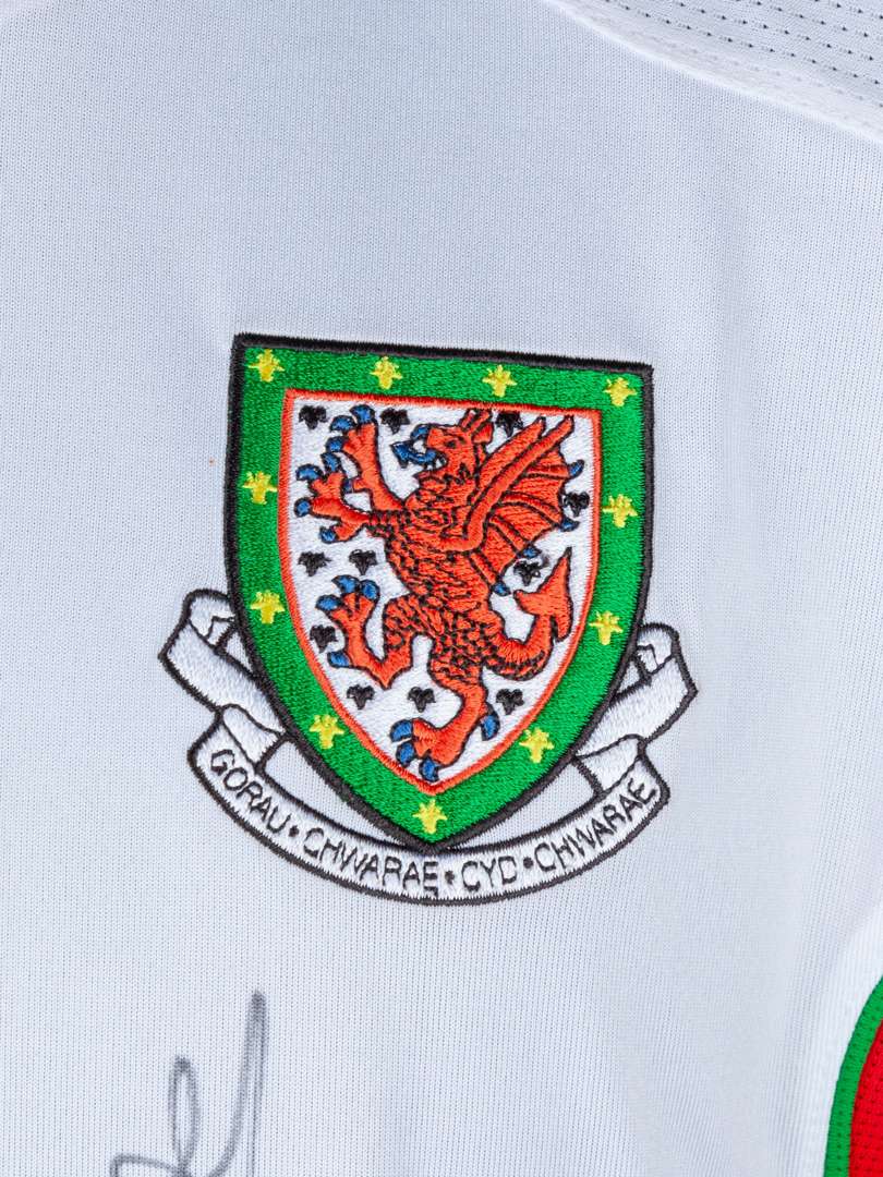 Wales white number 9 Wales short sleeved shirt 2008. - Image 3 of 5
