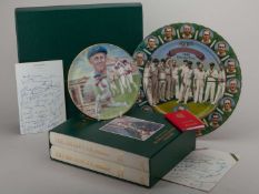 Australian Cricket Board dinner menu, 2nd October 1980, in honour of Sir Don Bradman.