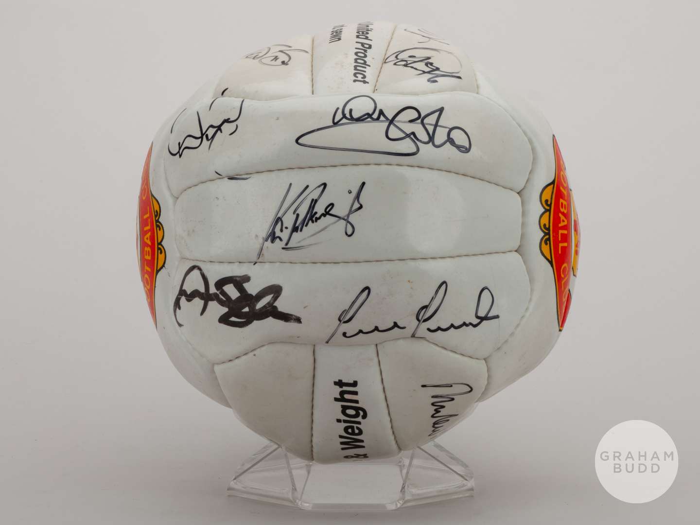 Viv Anderson white leather Manchester United autographed football - Image 6 of 6