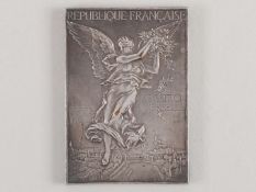 Paris 1900 Olympic Games winner's medal plaque.