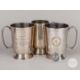 Lance Gibbs five various white-metal tankards. - Image 2 of 3