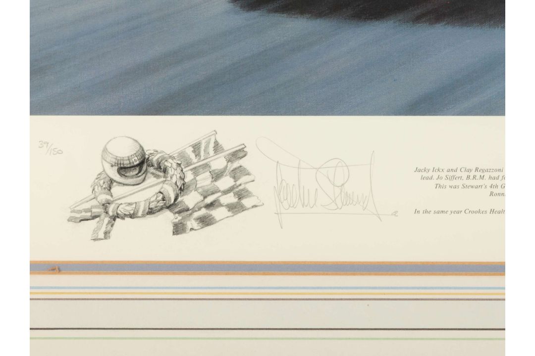 Jackie Stewart The Winning Team print by Tony Smith.&nbsp; - Image 2 of 3