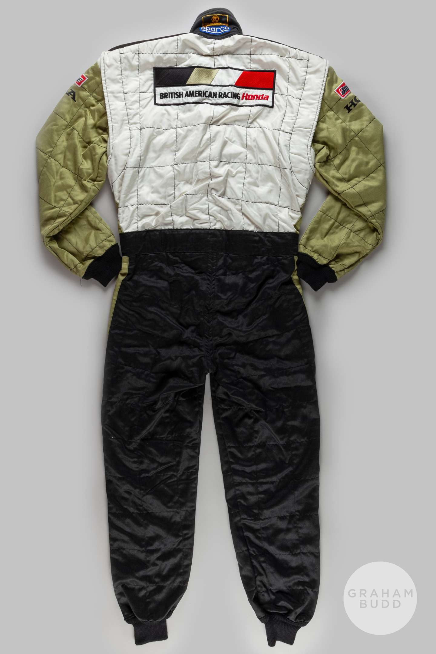 Jacques Villeneuve BAR Honda autographed race suit by Sparco. - Image 2 of 7