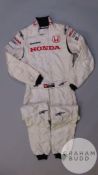 James Rossiter used Honda race suit by Alpinestars.