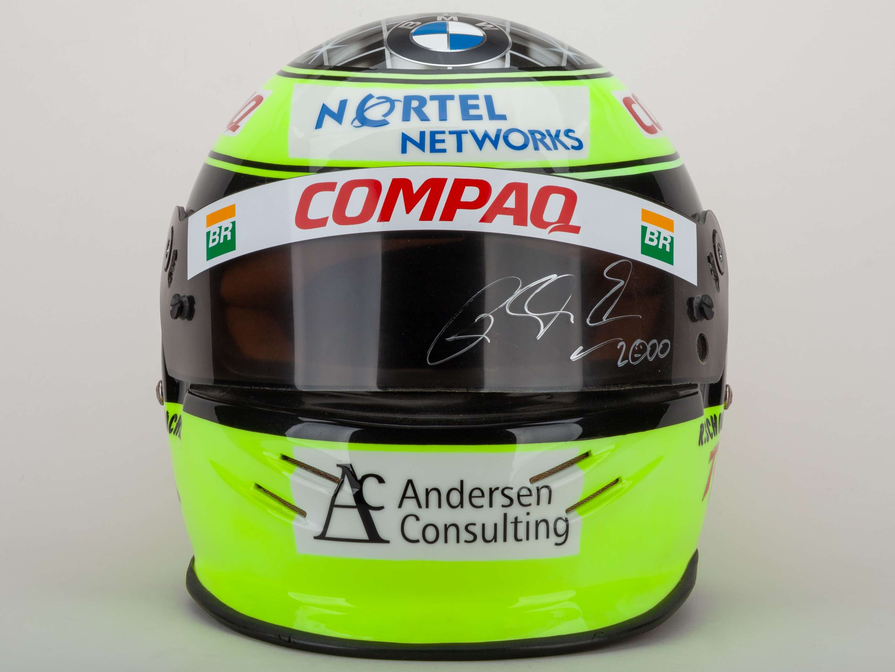 An autographed Ralf Schumacher Bell helmet. - Image 3 of 6