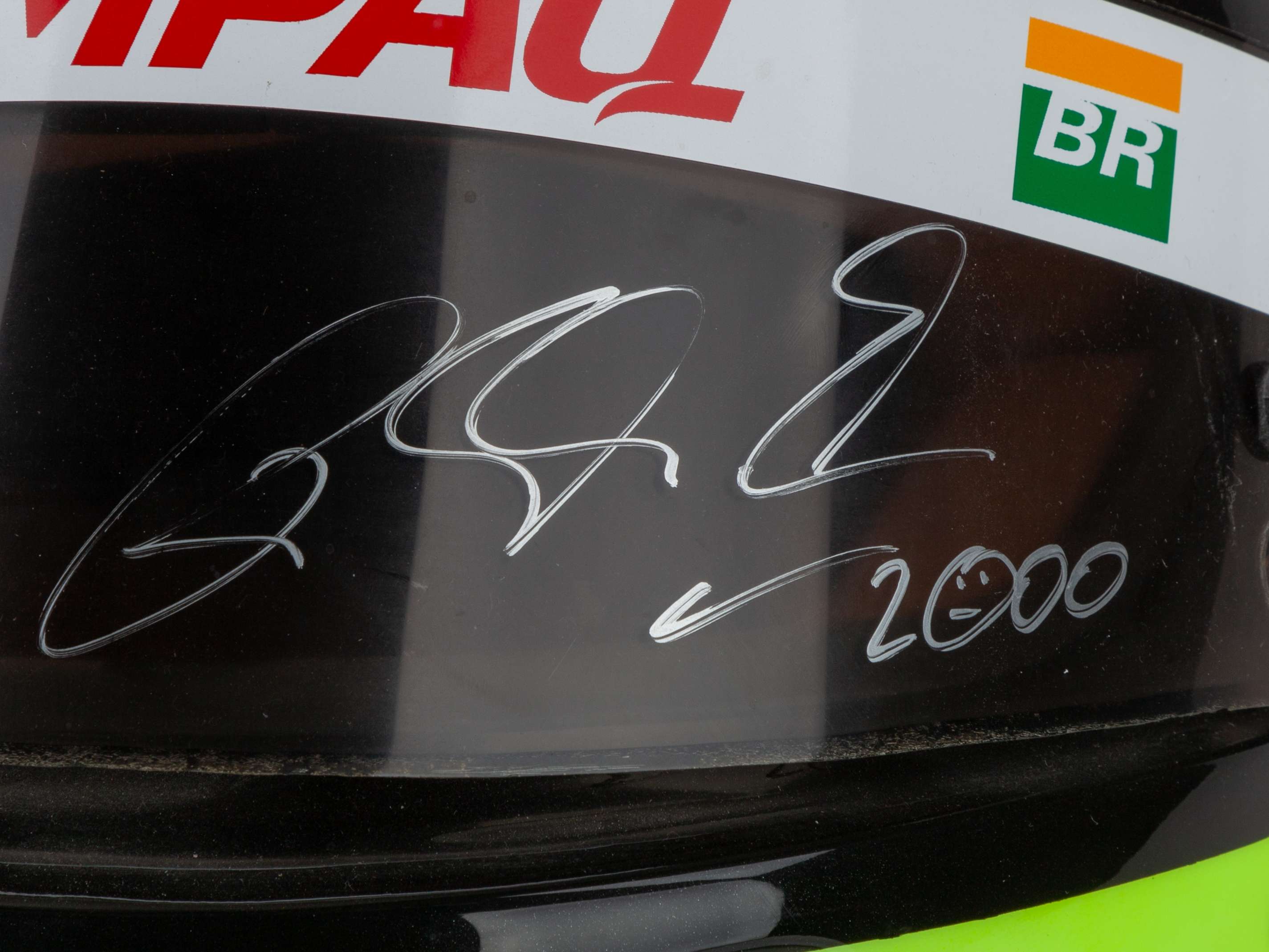 An autographed Ralf Schumacher Bell helmet. - Image 2 of 6