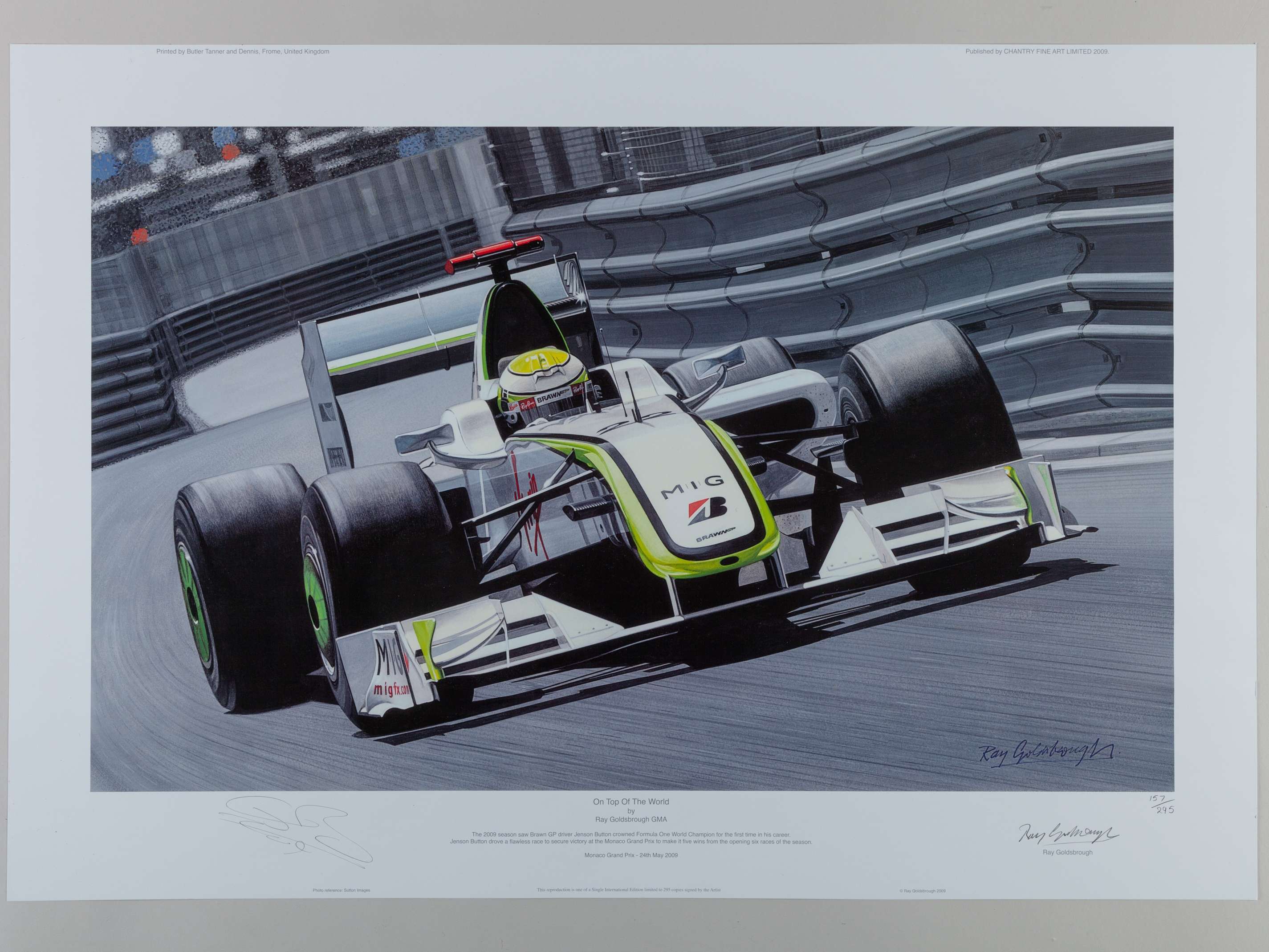 Ray Goldsbrough, “On Top of the World” limited edition print