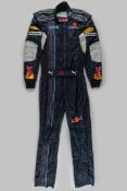 David Coulthard Red Bull Racing autographed race suit, by Puma