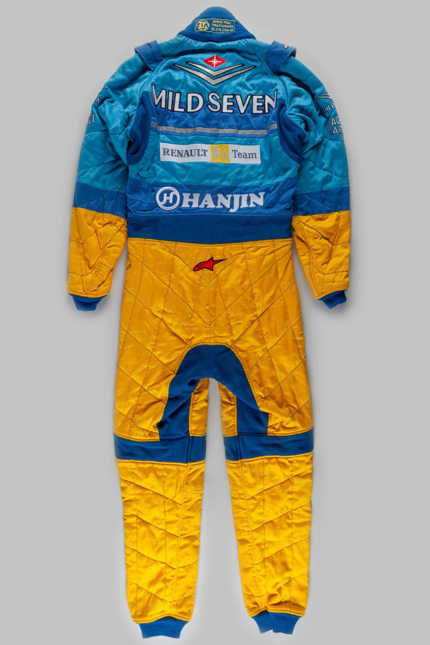 Jenson Button Renault autographed race suit, by Alpinestars&nbsp; - Image 2 of 5