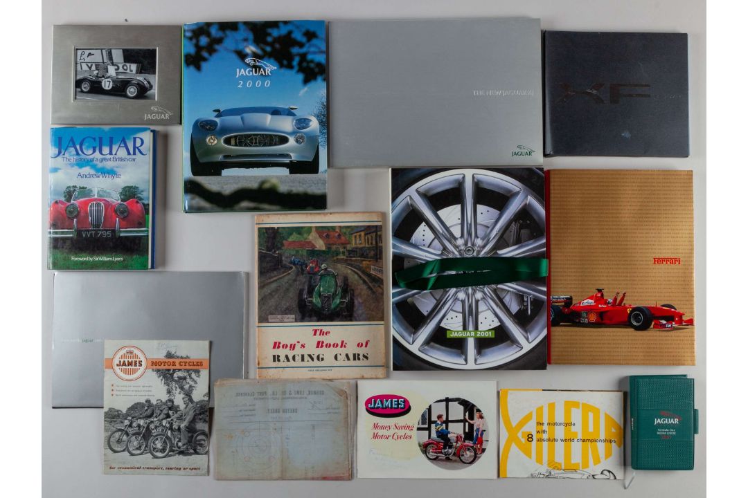 A collection of F1 and other reference books&nbsp;