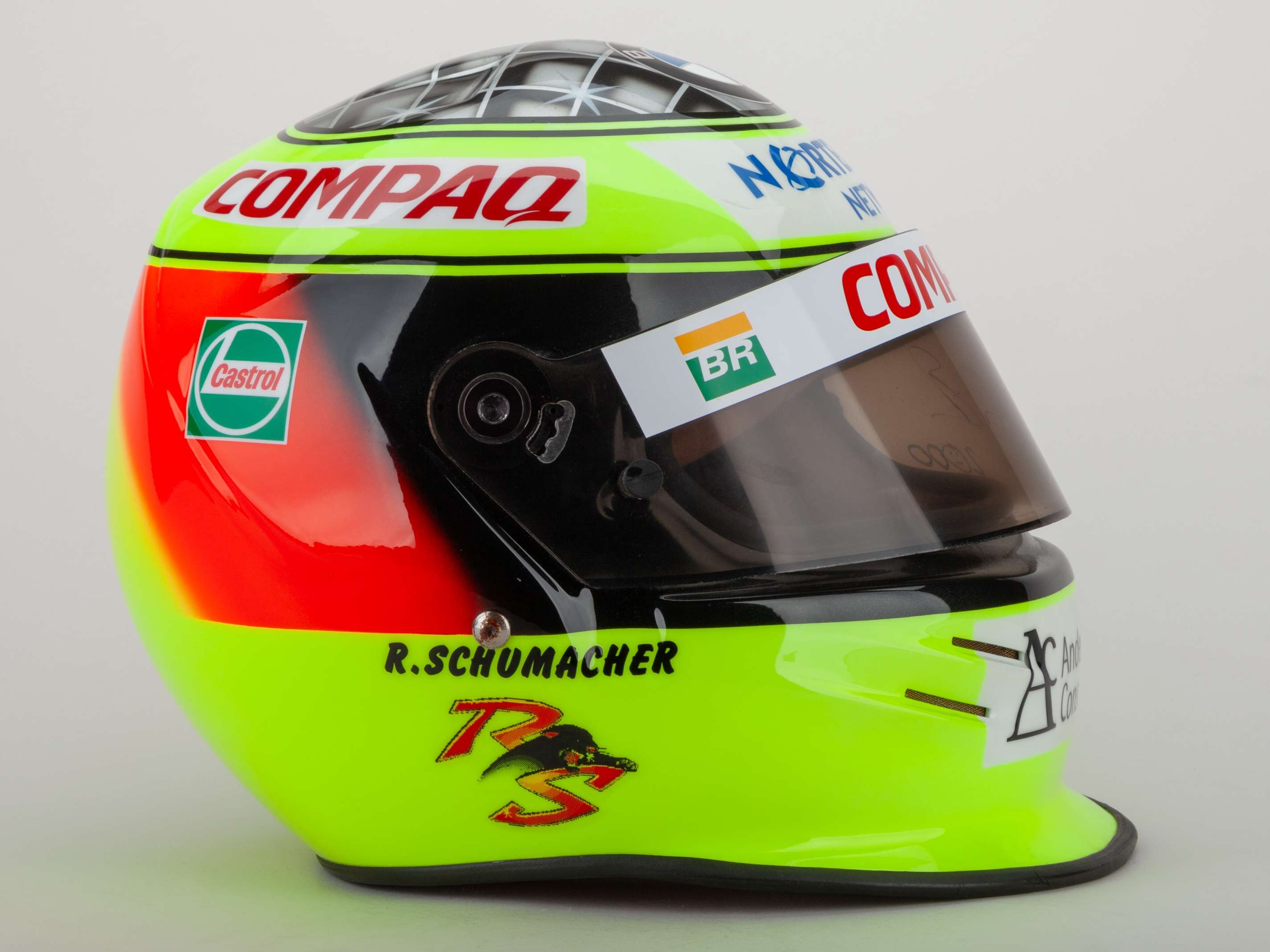 An autographed Ralf Schumacher Bell helmet. - Image 4 of 6