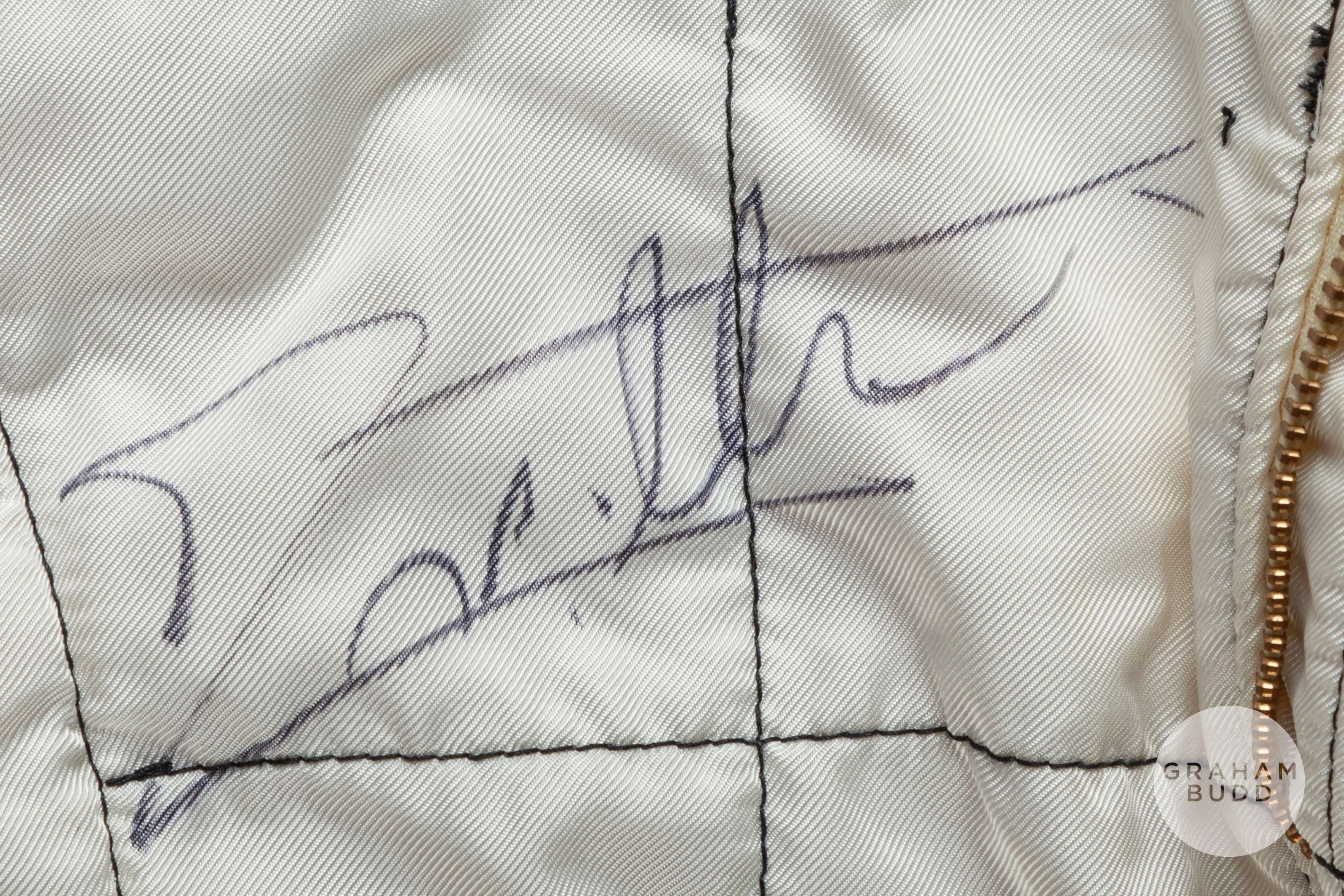 Jacques Villeneuve BAR Honda autographed race suit by Sparco. - Image 3 of 7