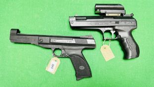BEEMAN P17 .177 CALIBRE PUMP ACTION AIR PISTOL AND GAMO P800 .