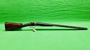 WILLIAM POWELL 12 BORE SIDE BY SIDE SHOTGUN, 28