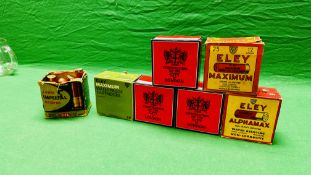 APPROX 160 MIXED 12 GAUGE CARTRIDGES TO INCLUDE COLLECTORS, ELEY ALPHAMAX, ELEY MAXIMUM,