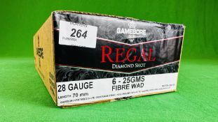 250 GAMEBORE REGAL DIAMOND SHOT 28 GAUGE 6 SHOT,