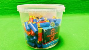 APPROXIMATELY 100 16 GAUGE 28GM 6 SHOT CARTRIDGES INCLUDING GAMEBORE, RANGER, ETC.