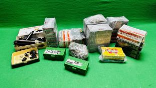 LARGE QUANTITY OF MIXED CALIBRE SPENT BRASS CASED RIFLE SHELLS TO INCLUDE .22, .