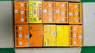 250 VINTAGE 12 BORE CARTRIDGES TO INCLUDE ELEY GRAND PRIX 30 GRM, ELEY IMPAX 28 GRM, CANUCK,